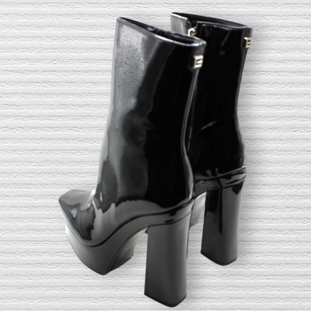 Guess, Byra boots, sz 7.5M, 3.35" heel, 1.57" platform! Patent leather!​​​ - Picture 4 of 11